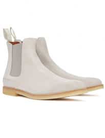 Common Projects Stone Brushed Suede Chelsea Boots