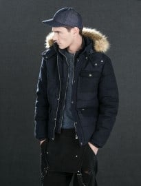 Zara Padded Denim Jacket