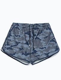 Zara Camouflage Print Swim Trunks