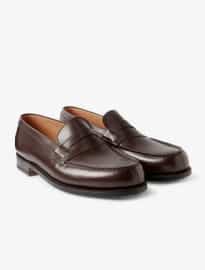 J.m. Weston 180 The Moccasin Leather Loafers