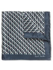 Paul Smith Shoes & Accessories Printed Silk Pocket Square