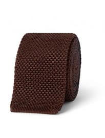 Berluti Two-tone Knitted-silk Tie