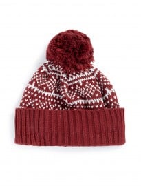 Topman Burgundy Pattern Beanie