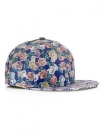 Topman Floral Printed Snapback Cap