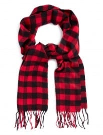 Topman Buffalo Check Scarf