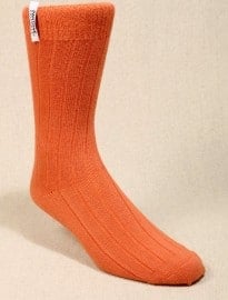 Pantone Orange Boot Socks