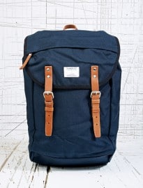 Sandqvist Hans Canvas Backpack In Navy