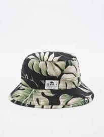 Penfield Palm Leaf Bucket Hat In Black And Green