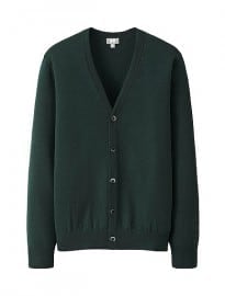Uniqlo Men Extra Fine Merino V-neck Cardigan