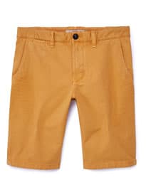 He By Mango Cotton Bermuda Shorts