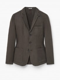 He By Mango Unstructured Linen Blazer