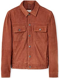 He By Mango Flap-pocket Suede Jacket