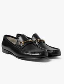 Gucci Horsebit Leather Loafers