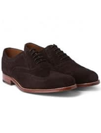 Grenson Dylan Suede Wingtip Brogues