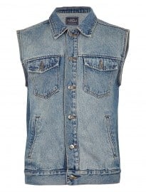 Topman Light Wash Denim Jacket