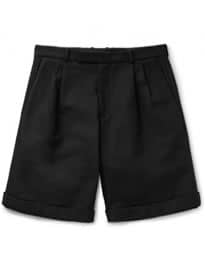 J.w.anderson Wide-leg Double-pleat Cotton-canvas Shorts