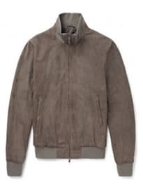 Hackett Suede Bomber Jacket