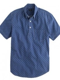 Short-sleeve Popover In Arrow Print