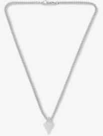 James Tanner Sterling Silver Geometric Pendant Necklace