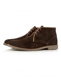 Topman Dune Brown Suede Desert Boots 