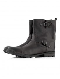 Topman Dune Buckle Biker Boots