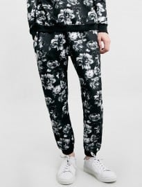 Topman Jaded Floral Joggers 