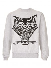 Topman Art Disco Grey Sweatshirt 