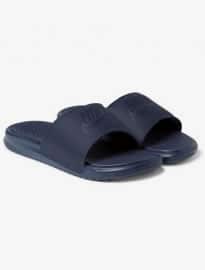 Nike Benassi Leather And Rubber Slides
