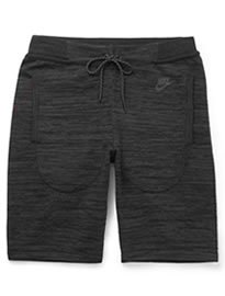 Nike Slim-fit Tech-knit Cotton-blend Shorts