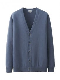 Uniqlo Men Supima Cotton V-neck Cardigan