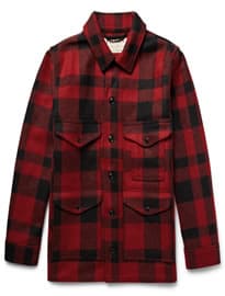 Filson Cruiser Buffalo-checked Mackinaw Wool Jacket