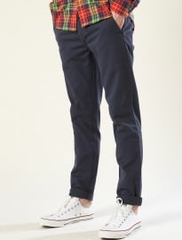 Topman Washed Blue Skinny Chinos