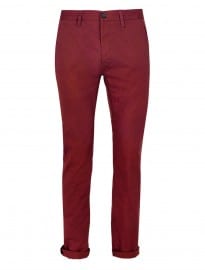 Topman Burgundy Skinny Chinos