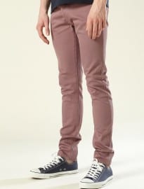 Topman Dusty Mauve Stretch Skinny Jeans
