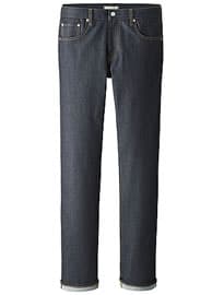 Uniqlo Men Slim Fit Straight Stretch Selvedge Jeans