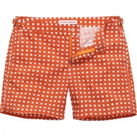 Orlebar Brown Mens Classic Bulldog Short - Wicker Print