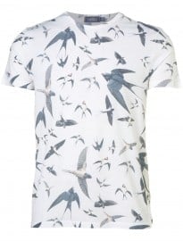 Topman White Swallows Sublimation T-shirt
