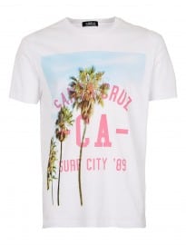 Topman White Santa Cruz Crew Neck T-shirt