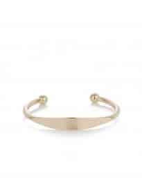 Topman Gold Look Id Cuff Bracelet