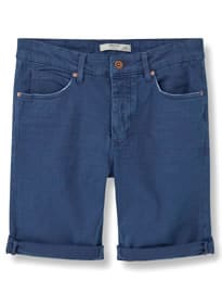 He By Mango Dark Denim Bermuda Shorts