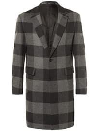Casely-hayford Wentworth Checked Wool Overcoat
