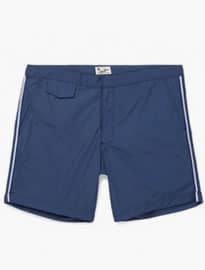 Hartford Socoa Mid-length Striped Swim Shorts