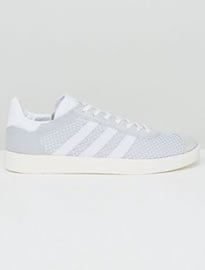 Adidas Originals Gazelle Prime Knit Trainers In Grey Bb2751