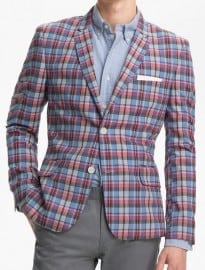John W. Nordstrom® Madras Cotton Sportcoat