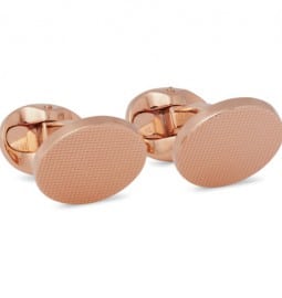 Kingsman + Deakin & Francis Rose Gold-plated Sterling Silver Cufflinks