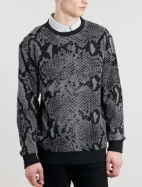 Topman Iuter Jaques Snake Sweatshirt
