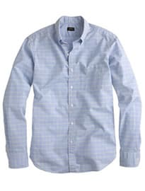 Lightweight Shirt In Citrus Windowpane Check