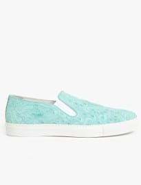 Comme Des Garcons Shirt X The Generic Man Embossed Slip-on Sneakers