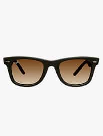 Ray-ban Matte Military Green Print Wayfarer Sunglasses Rb2140 50