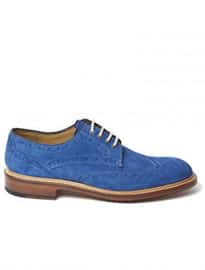 Hasketon Blue Suede Brogue